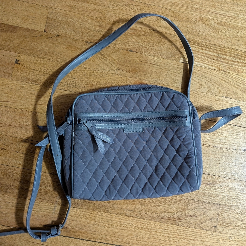 Vera Bradley Quilted Gray Bag